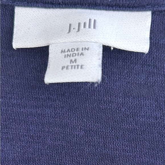 J JILL Embroidered v-neck tunic MP - Picture 3 of 7